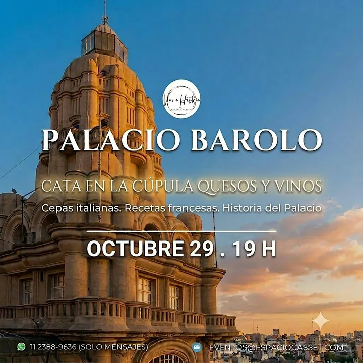BAROLO : Cúpula + Cata de quesos y vinos + Historia