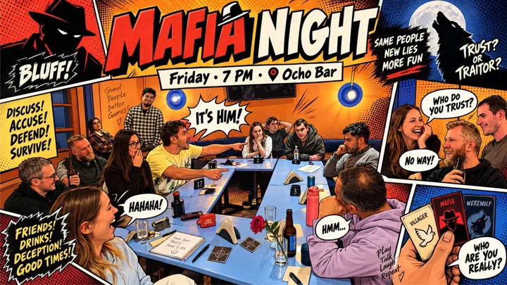 Mafia Game Night: Uncover Lies and Betrayals