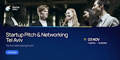 Startup Pitch & Networking Tel Aviv