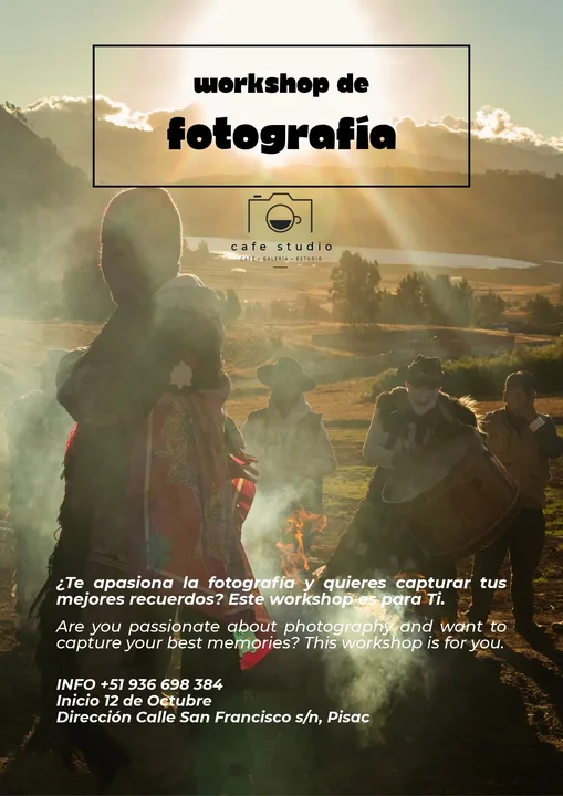 Photography Workshop at Cafe Studio