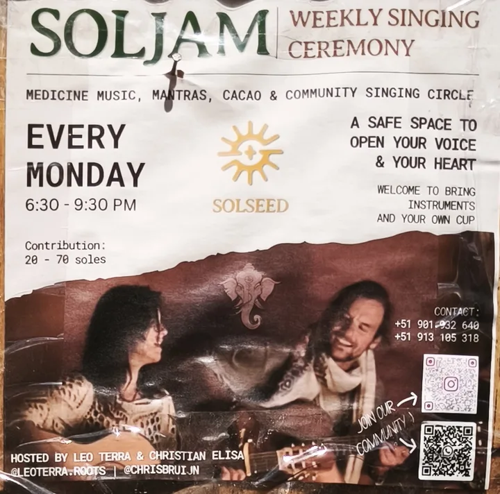 SOLJAM Weekly Singing Ceremony