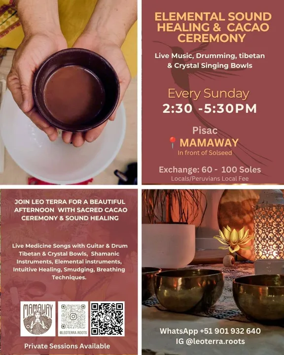 Elemental Sound Healing & Cacao Ceremony