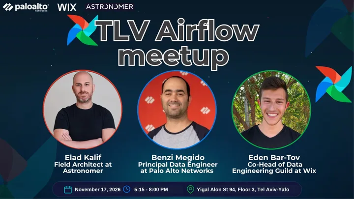 TLV Airflow Meetup at Palo Alto Networks!