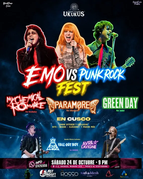 🔥 EMO VS PUNK ROCK FEST VOL. 3 EN CUSCO 🔥