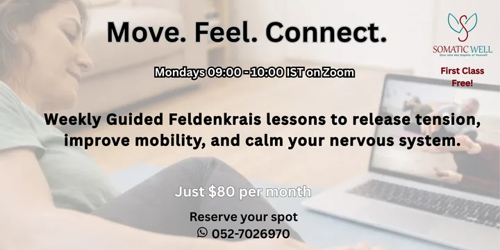 Move. Feel. Connect. Online Feldenkrais Lessons with Dr. Hillel