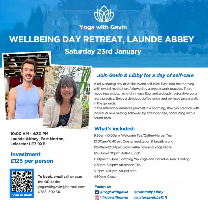 Launde Abbey Wellbeing Day Retreat