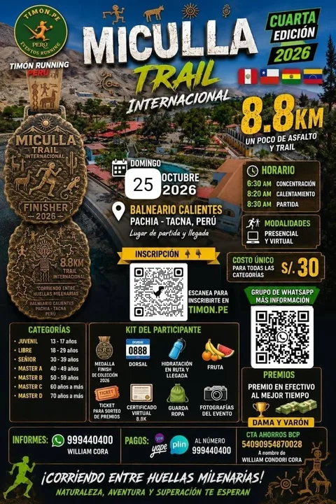 MICULLA TRAIL INTERNACIONAL 2026