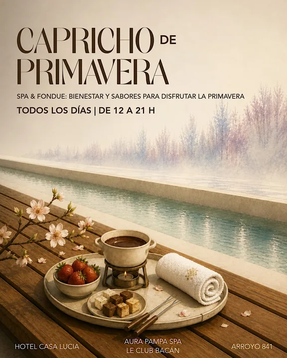 Weekends - Capricho de Primavera: Spa & Fondue
