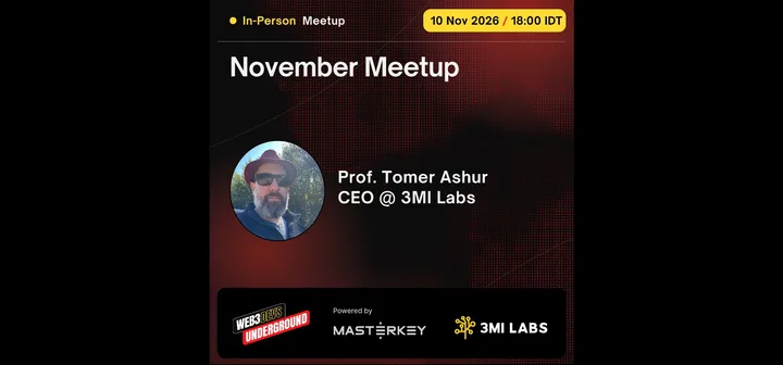 Monthly Meetup of the Web3 Developers Underground community