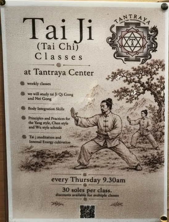 Tai Ji (Tai Chi) Classes at Tantraya Center