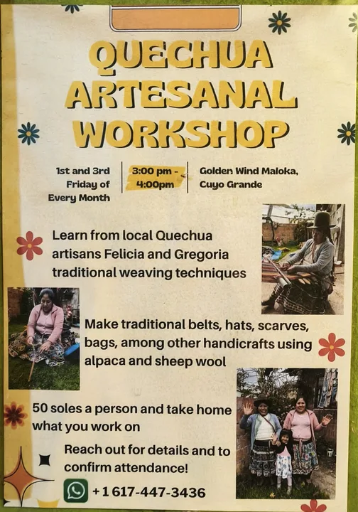 Quechua Artisanal Weaving Workshop