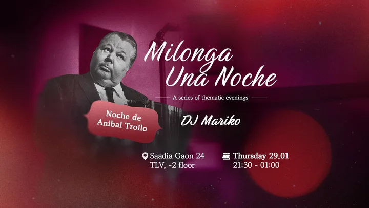 Milonga Una Noche @ Yapa / Tango Club TLV