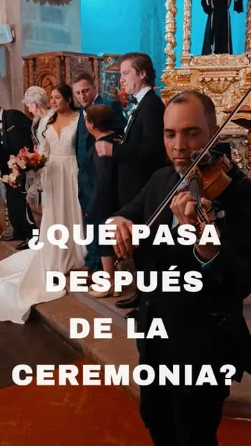 Sesión de fotos en el altar
