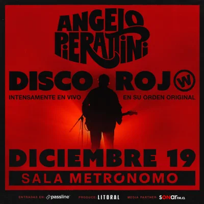 Angelo Pierattini: Disco Rojo de Weichafe en vivo