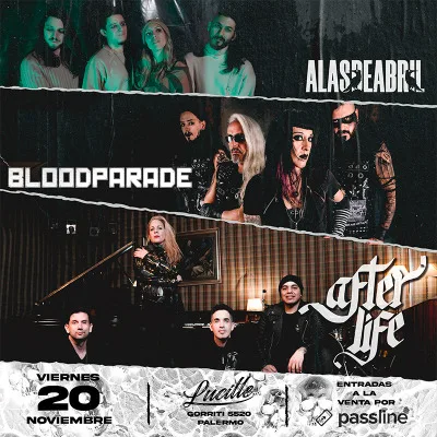 Afterlife + Bloodparade + Alas de Abril