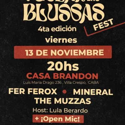 VUELAN LAS BLUSSAS FEST – 4TA EDICIÓN