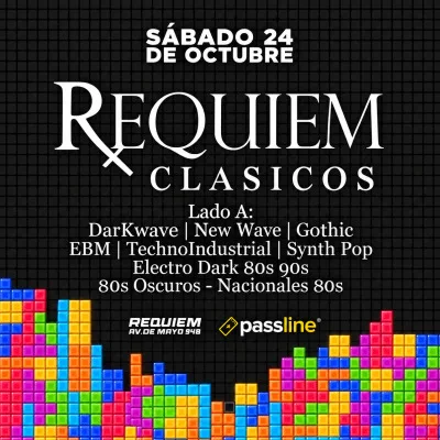 🦇RÉQUIEM CLÁSICOS + OSCUROS 80’s🕯️(Darkwave • EBM • Techno Industrial • New Wave • Synth Pop • Gothic • 80s • 90s Pop)