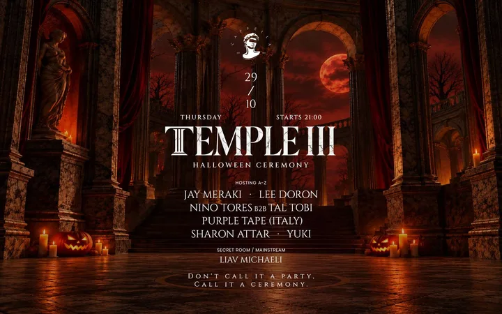 Thursday TEMPLE |CAPPELLA Halloween Ceremony