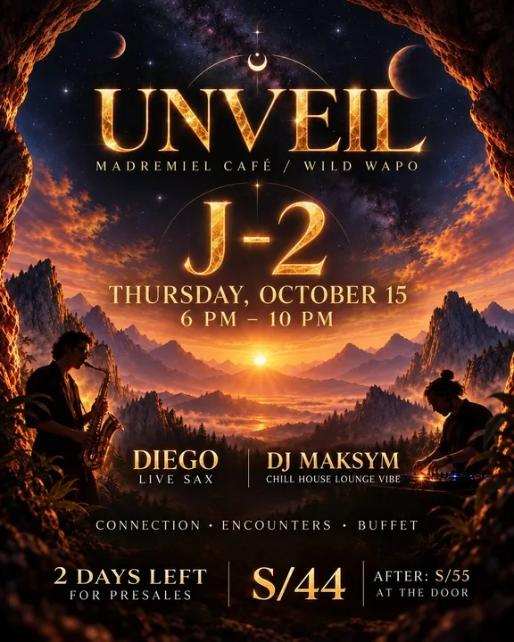 UNVEIL: Music, Buffet & Community Night