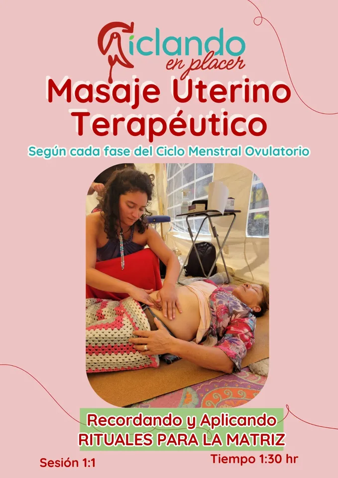 Masaje Uterino Terapéutico según cada fase del Ciclo Menstrual Ovulatorio