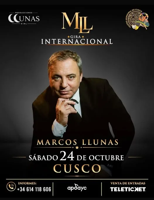 Marcos Llunas International Tour Concert