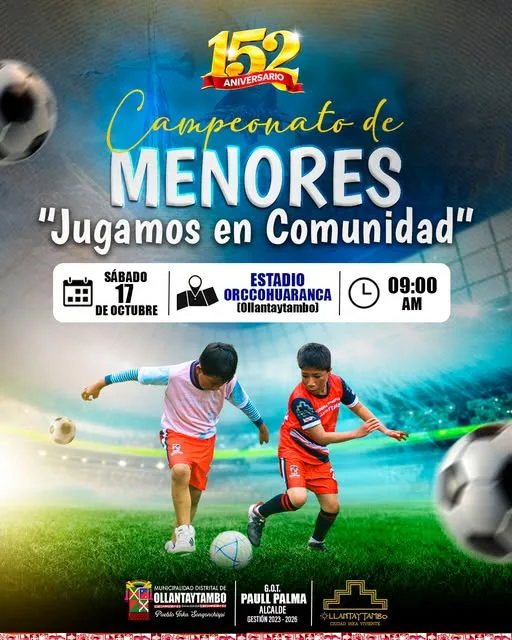 Campeonato de menores "JUGAMOS EN COMUNIDAD"