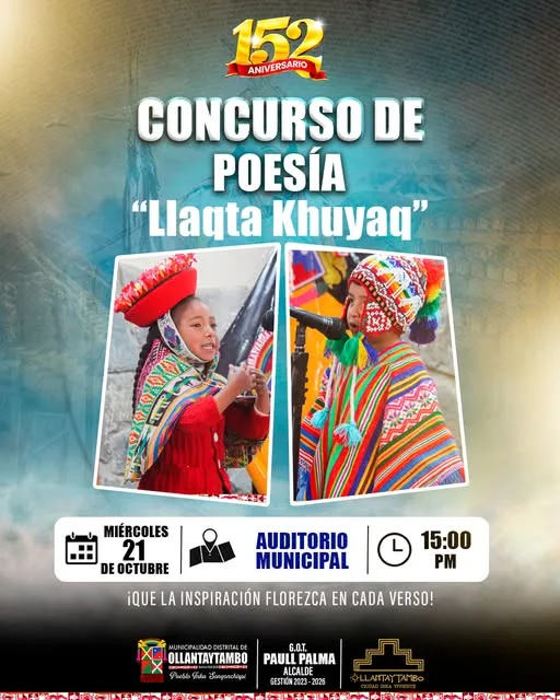 Concurso de Poesía "Llacta Khuyaq"