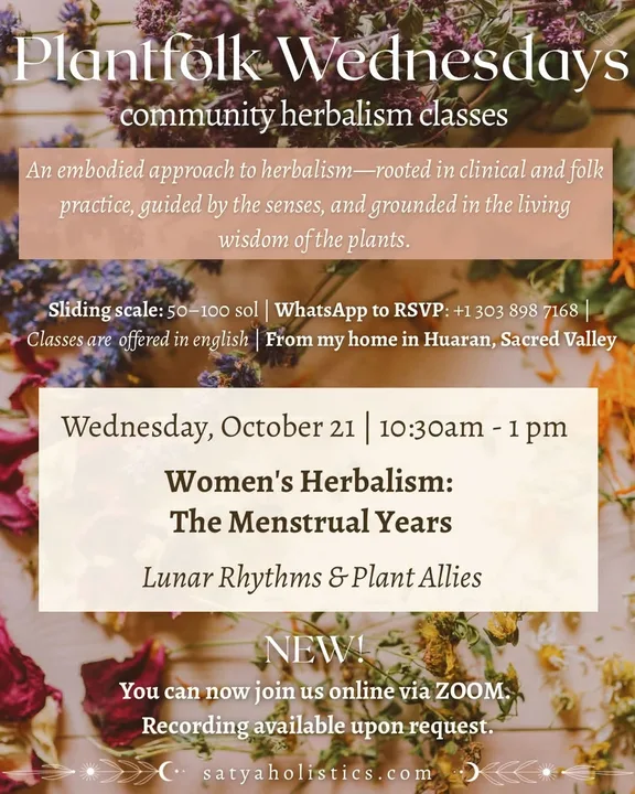 Women's Herbalism: The Menstrual Years
