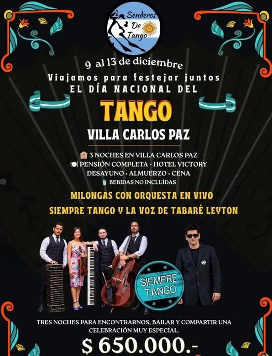 Día Nacional del Tango en Villa Carlos Paz