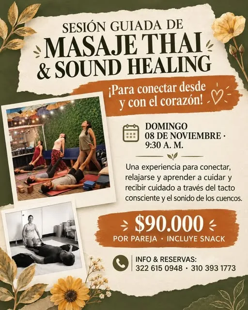 Thai Massage in Couple + Sound Healing