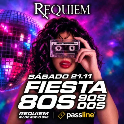 📼🪩 ¡VOLVEMOS A LOS 80’s! 💿✨ 🎉🎶 FIESTA RETRO POP 🎶🎉