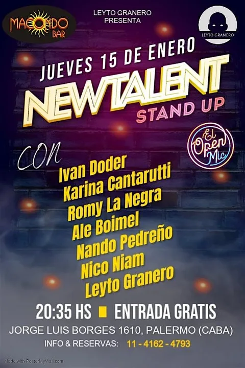 NEW TALENT Stand Up
