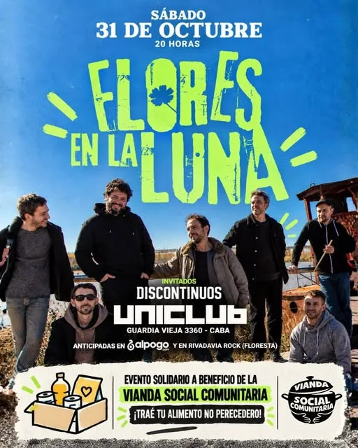 Flores en la Luna live