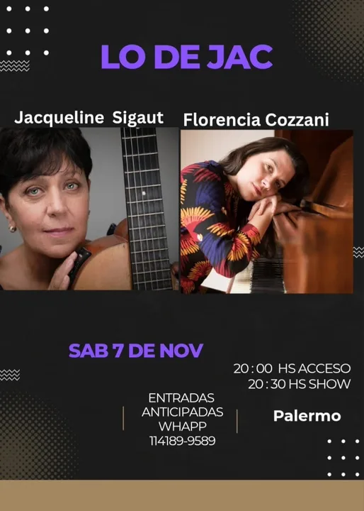 Show en Lo de Jac – Florenciacozzani y Jacqueline Sigaut