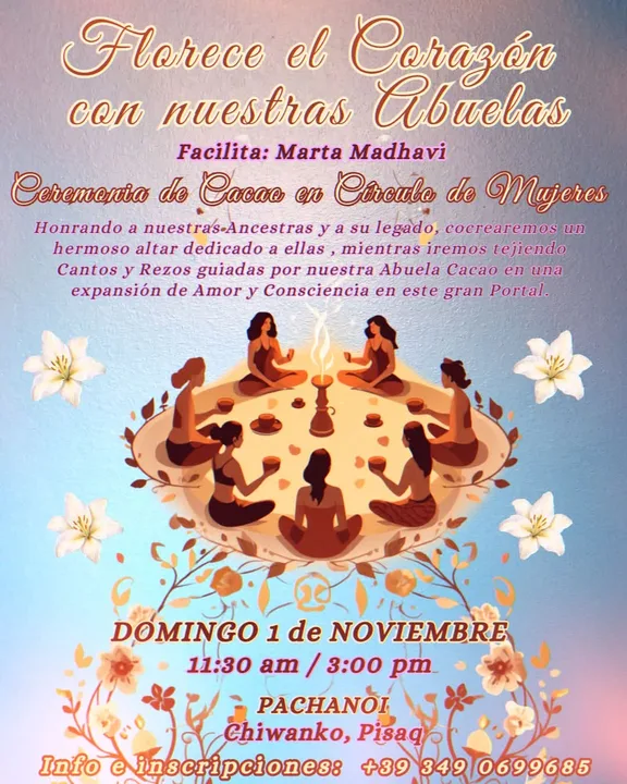 Ceremonia de Cacao en Círculo de Mujeres