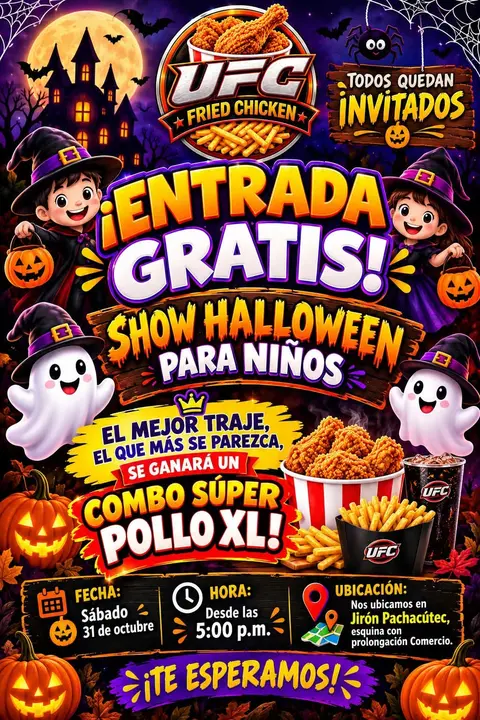 Halloween Show at Urubamba Fried Chicken