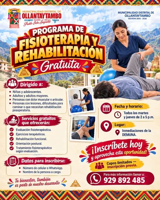 Free Physiotherapy and Rehabilitation Program