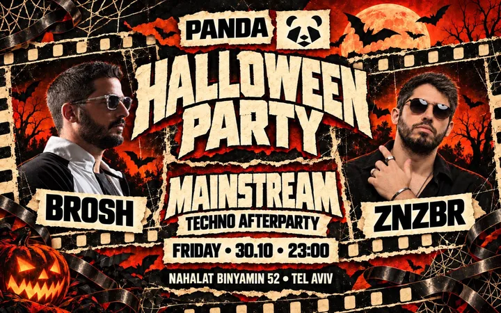 HALLOWEEN PARTY | FRIDAY 30.10 | BROSH / ZNZBR | PANDA TLV