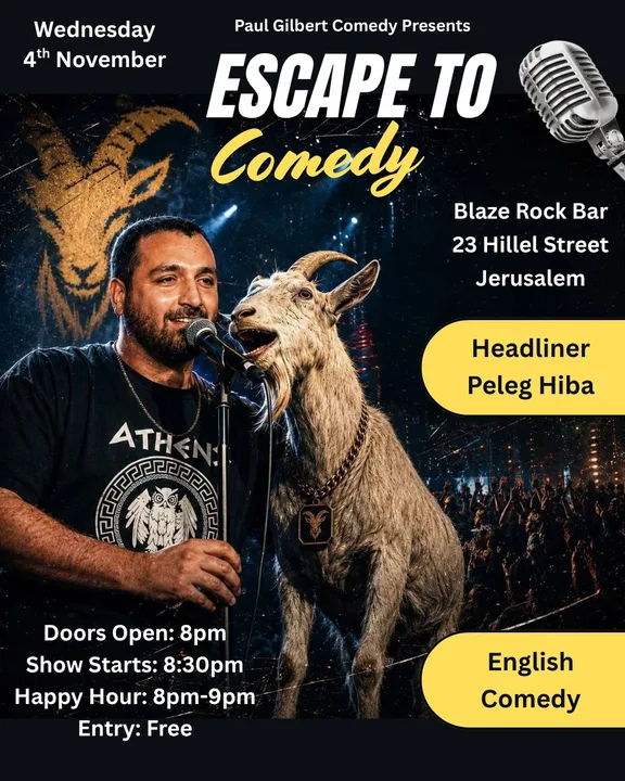 Escape to Comedy with Peleg Hiba
