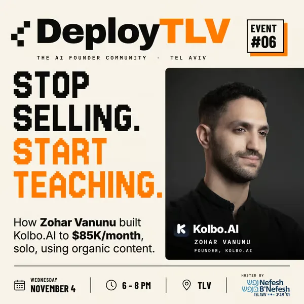 Deploy for Founders #6 | Stop Selling. Start Teaching.