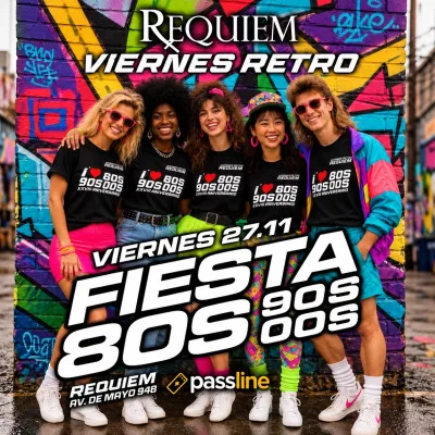 🎉FIESTA RETRO 80s 90s 00s Pop🎉 VIAJAMOS EN EL TIEMPO 🪩🎉 FIESTA RETRO