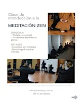 Introducción a la Meditación Zen-NOVIEMBRE-LUNES 2- PATERNAL