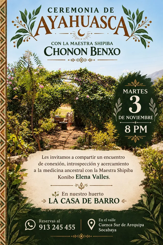 CEREMONIA DE AYAHUASCA