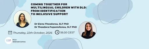 Coming Together for Multilingual Children with DLD